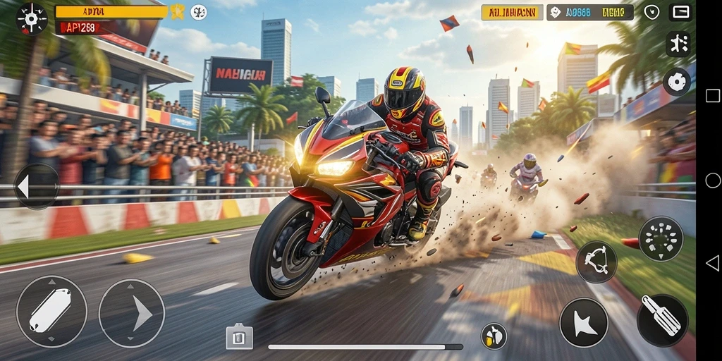 Gameplay seru dalam balapan motor di API288 yang memacu adrenalin.
