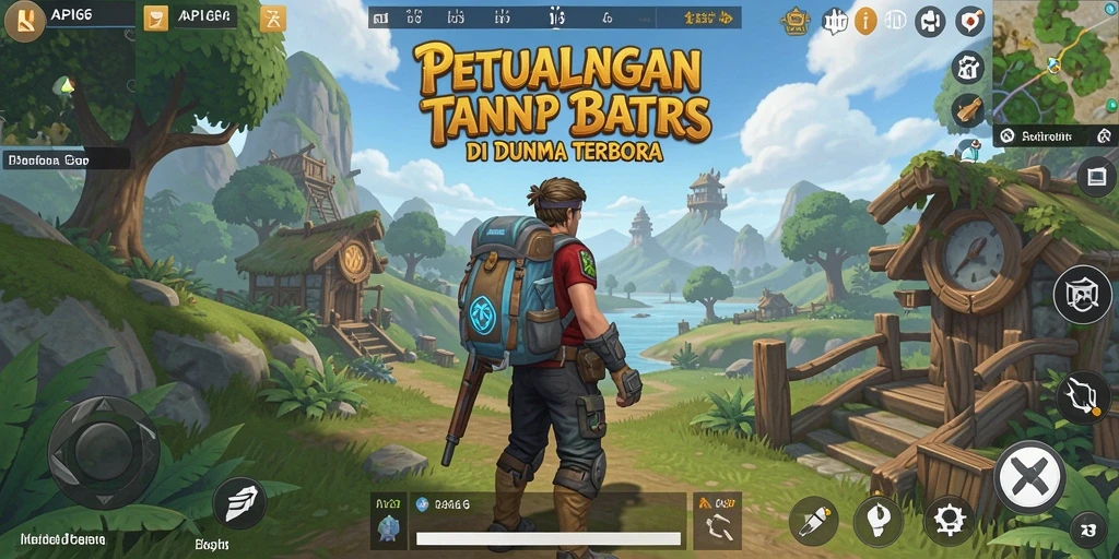 Tangkapan layar API66 menampilkan dunia terbuka yang menakjubkan dan kaya akan detail.