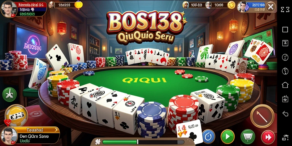 Screenshot gameplay QiuQiu dalam BOS138 yang seru.