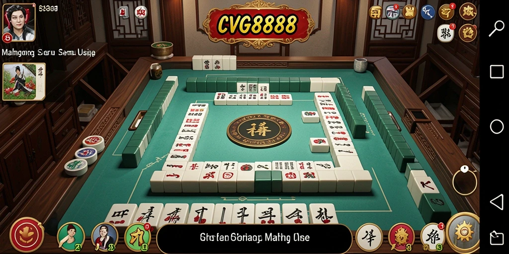 Tampilan gameplay instan Mahjong yang mengasyikkan.