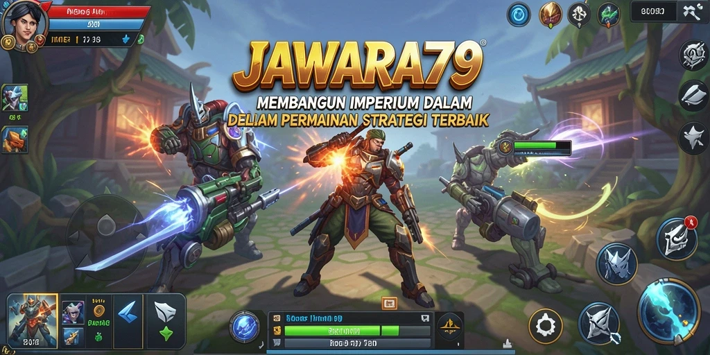 Tampilan gameplay menarik dalam JAWARA79 dengan aksi strategi SLG.