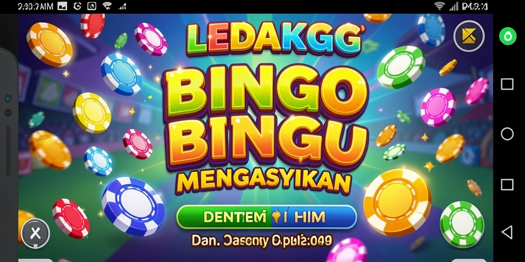 Tampilan menarik dari gameplay Bingo LEDAKGG yang seru.