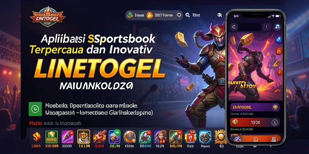 Tampilan utama LINETOGEL menunjukkan berbagai opsi taruhan yang menarik.
