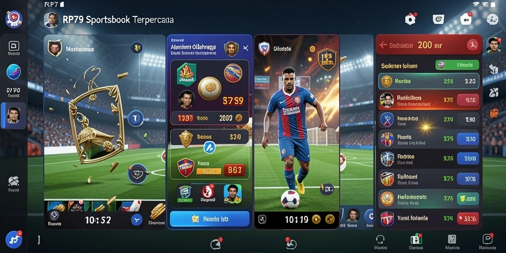 Tampilan gameplay RP79 menunjukkan pengalaman taruhan Sportsbook yang menarik.
