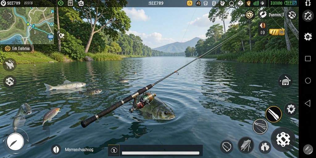Menampilkan gameplay seru dari <strong>SEE789</strong> dengan momen memancing yang mendebarkan.