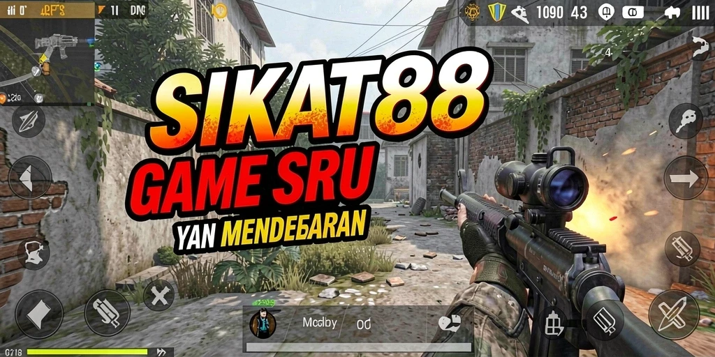 Screenshot gameplay SIKAT88 menampilkan aksi tembak-menembak yang seru.