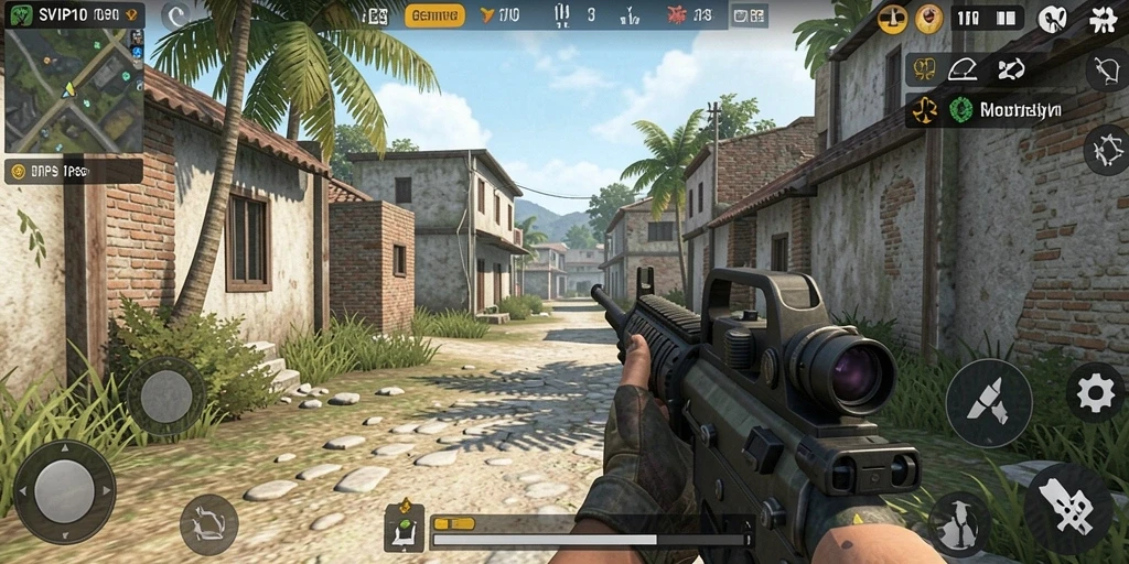 Tampilan gameplay dinamis dan seru dari SVIP10