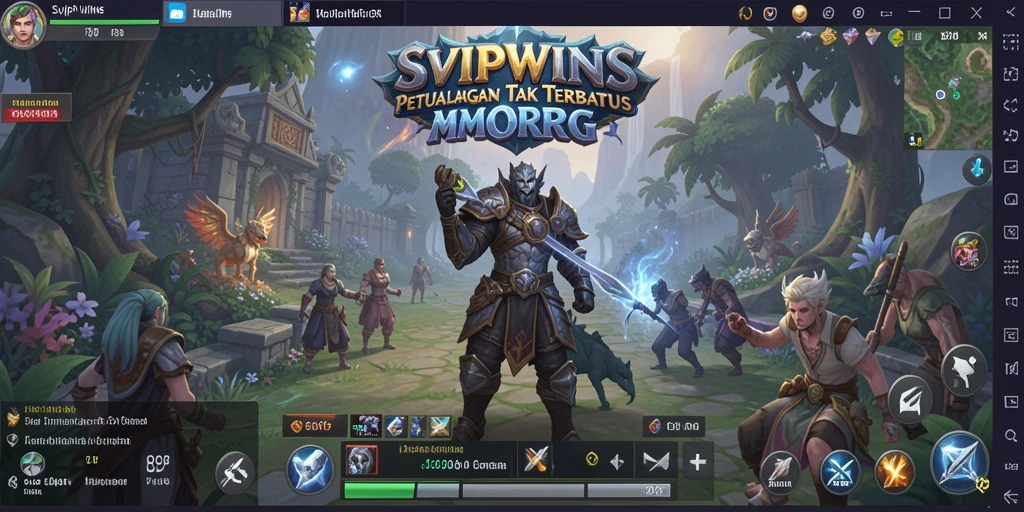 Gameplay menarik di dunia fantasi SVIPWINS yang mengasyikkan.